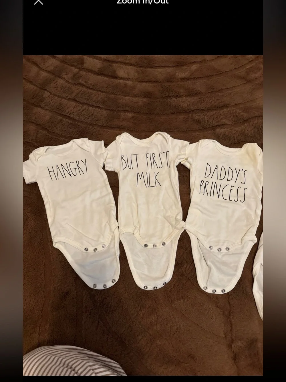 Rae Dunn Baby Onesies